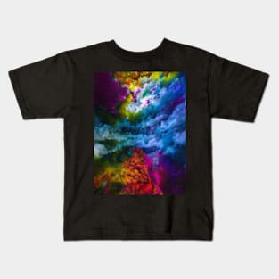 Trippy Cloudy Nebula Kids T-Shirt